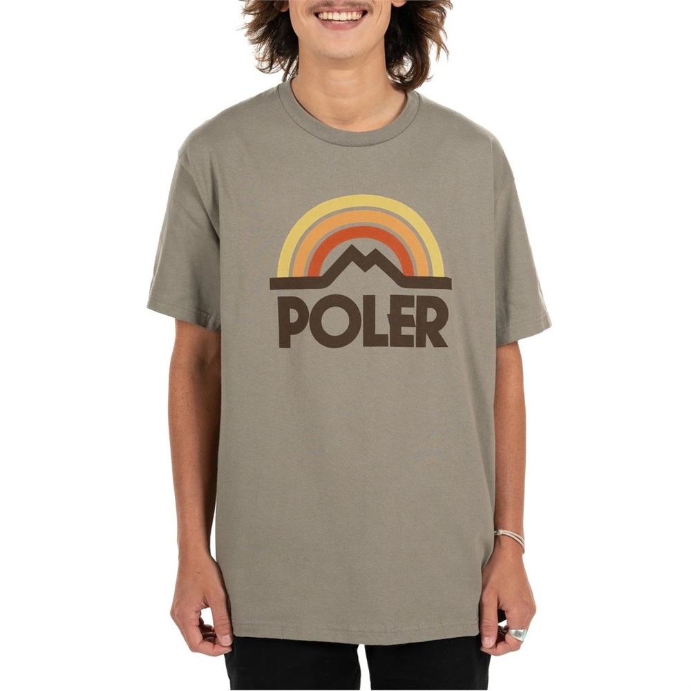 Poler Mountain Rainbow T-Shirt - Men's Size Large